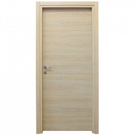 Puerta plegable color cedro 90 x 210 cm