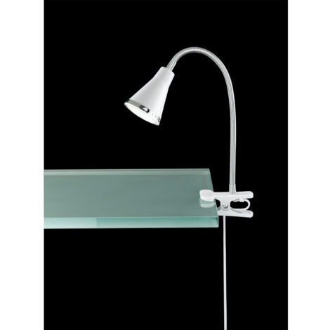 Sobremesa Led 3,8W Con Clip Blanco Arras Trio Lighting (1/3)
