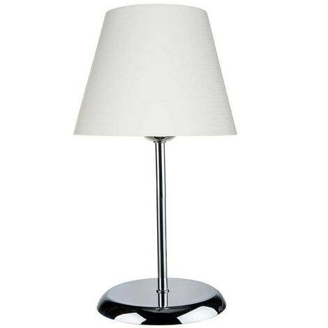 Lámpara de mesa Elva ASZ1047 en metal y pantalla de tela (1/5)