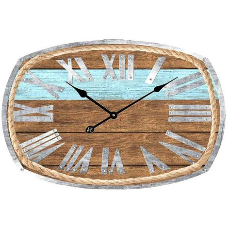 Reloj de cristal con números romanos y cuerda cm60x40x4 (1/5)