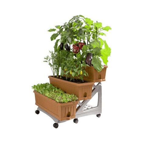 Juego de Jardineras 'Orto' 3 Piezas - Verde
