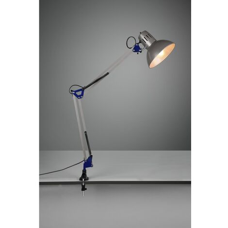 Sobremesa 1xE27 Con Pinza Aluminio Tajo Trio Lighting