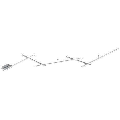 Indira Plafón-Aplique 5 Varillas Orientables Retroiluminación Níquel L245 cm Trio Lighting (1/4)