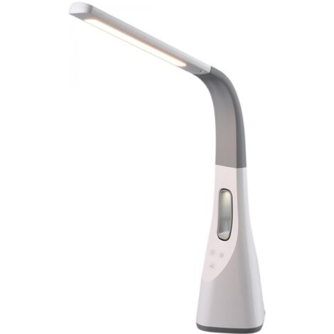 Lámpara de mesa de viento flexible con ventilador Led blanco Touch Dimmer Trio Lighting (1/5)
