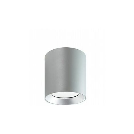 Lámpara de techo de aluminio fundido con difusor de vidrio transparente - 12W, 1420 lúmenes, luz cálida (1/5)