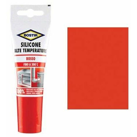 Silicona de Alta Temperatura Rojo 60 ml Bostik