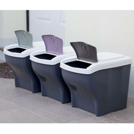 Papelera poker tris L28xP40x31h