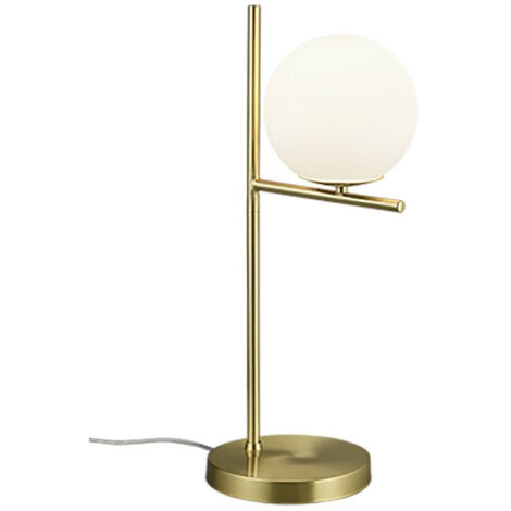 Sobremesa Esfera Cristal Blanco Latón 1xE14 Pure Trio Lighting (1/2)