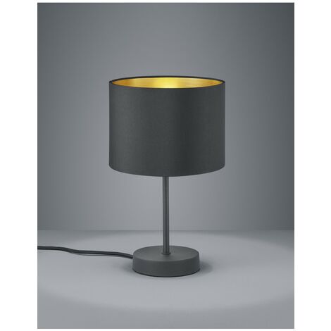 Hostel Sobremesa Metal Negro-Oro Ø20 cm Trio Lighting