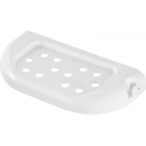 Jabonera de baño de plástico blanco - Mod. Gioia (1/4)
