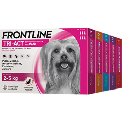 Antiparassitario cani 5/10 kg - 6 pipette 1 ml