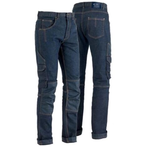 pantalon issa stretch jeans miner reforzado talla s-xxl talla l