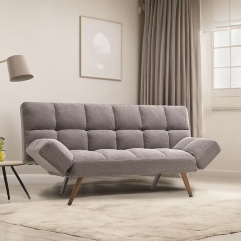 Sofá cama gris 181x81x86 cm (1/4)