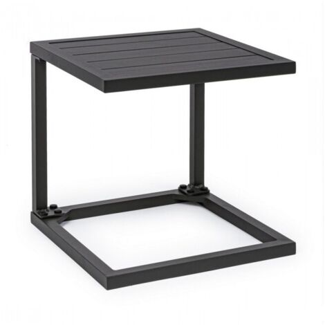 Mesa auxiliar de jardín Hilde 40x40 cm antracita (1/5)