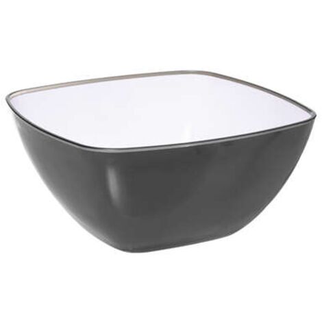 5five - ensaladera cuadrada d25cm gris antracita (1/2)