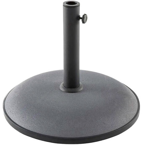 Soporte de sombrilla redondo Gris - 25 kg - Hespéride