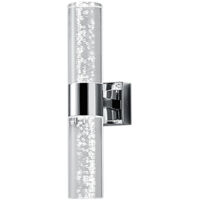 Aplique Doble Led Arriba y Abajo Bolsa Cromo con Burbujas IP44 Trio Lighting