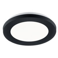 Camillus Plafón Redondo Led Regulable Negro IP44 Ø17 cm Trio Lighting