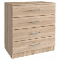 KIT CAJON 4C CM.70X40X72H ROBLE