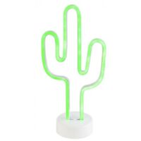 Lámpara de mesa Cactus moderna Led verde Alt. 29 cm Trio Lighting