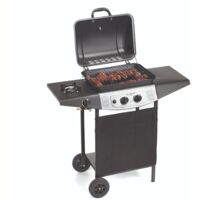 Barbacoa a gas con roca volcánica 4634