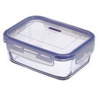 Contenedor rectangular Purebox con tapa de vidrio 20x15 cm 122 cl
