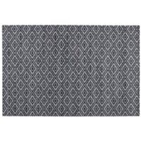 Mantel individual 45x30 negro - patrón geométrico - Sg secret de gourmet