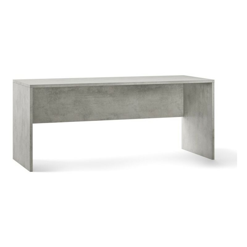 Moderner Schreibtisch aus Beton Cement Holz 180x69x H76 cm