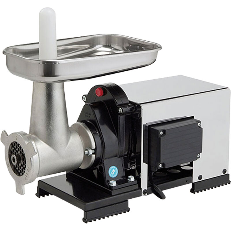 Getriebemotor mit halbprofessionellem Fleischwolf N. 22 - 600 W - Short Reber