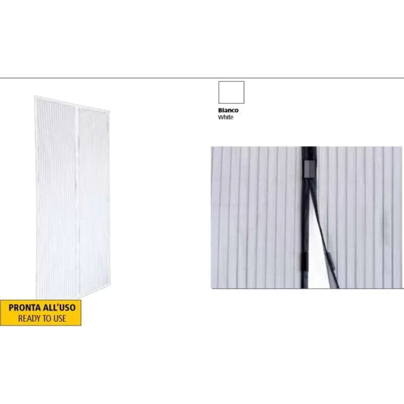 Magnet-Fliegengitter Für Türen 165x265cm – Insektenschutz Mit Starken Magneten, Grau – Ohne Bohren
