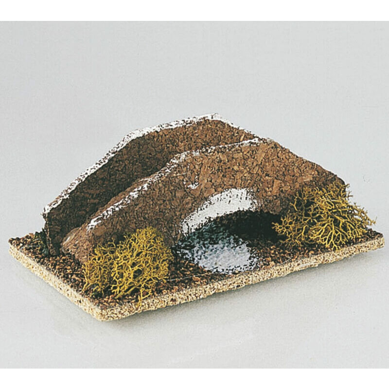 Brücke mit Teich 16 cm für Krippe