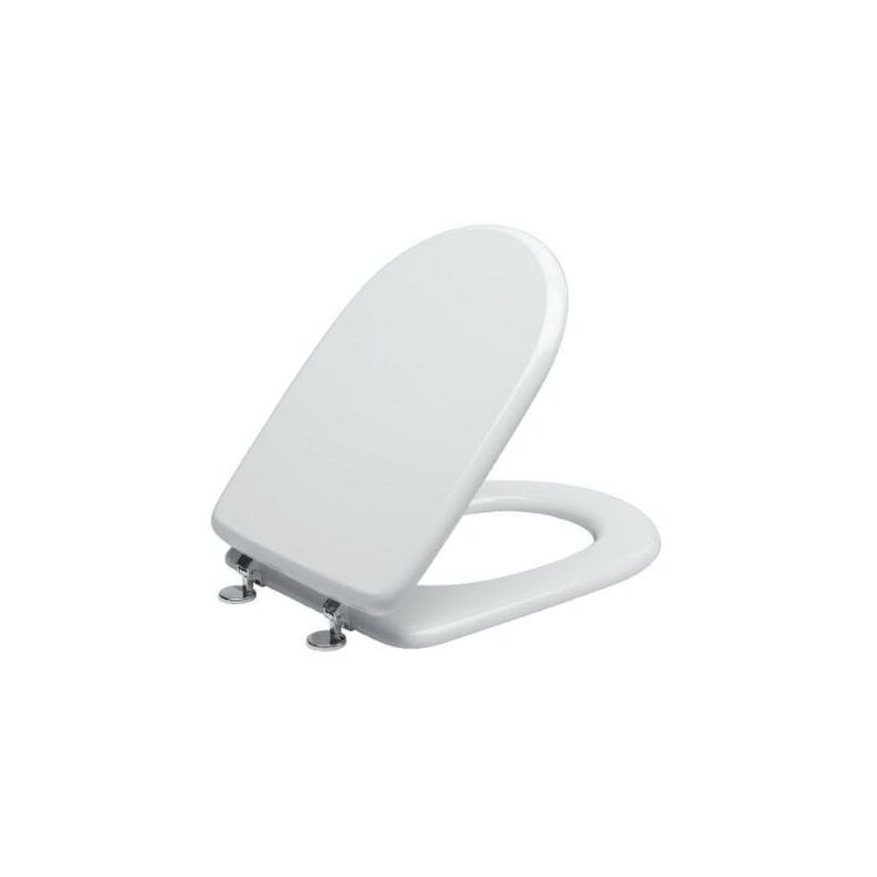 Marco Paul Toilettensitz Aus Holz (MDF) - Oval, Weiß, Für Standard-WCs, Ca. 44,5 X 35,8 Cm