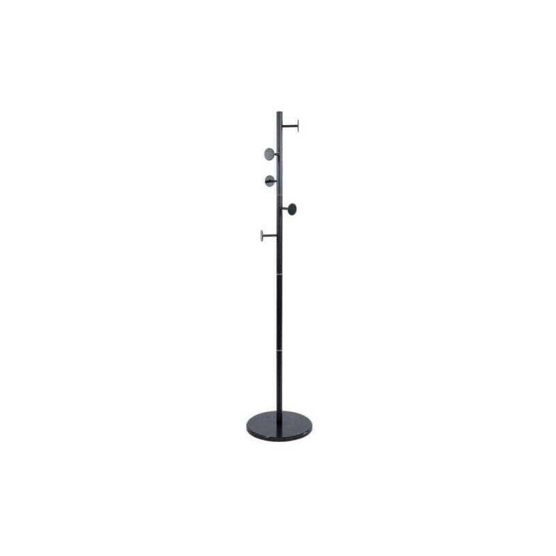 Appendiabiti Da Terra Due Esse | Forma Omino, Nero | Dimensioni 43.5x36x110 Cm, 2 Posti