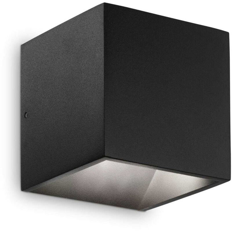 Rubik Wandleuchte schwarz 3000K - L100xH100xP100mm