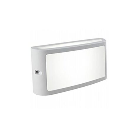 Aluminiumguss-Wandleuchte mit opalem Diffusor - 10W, 950 Lumen, warmweißes Licht (1/5)