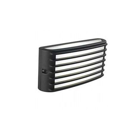 Aluminiumguss-Wandleuchte mit opalem Diffusor - 10W, 840 Lumen, warmweißes Licht, graphit (1/5)