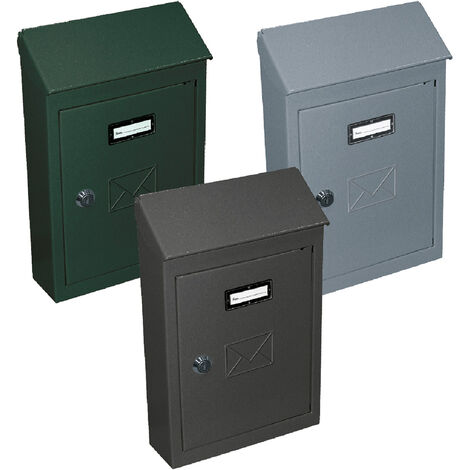 Briefkasten 'Ct' Cm 24 X 10 X H 40 Grau