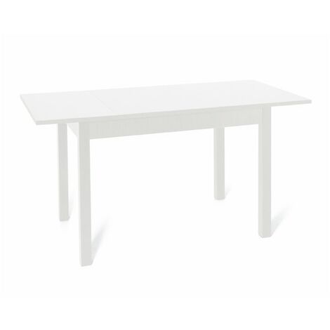 Ausziehbarer Tisch aus weißer Esche aus Melaminholz cm 70x110 - 150