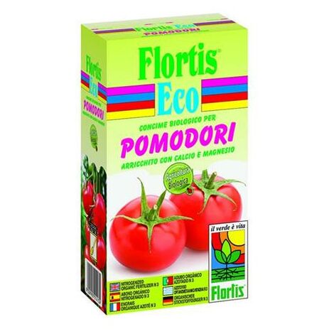 Flortis Der 1 kg organische Dünger für Tomaten, ideal für Ihren