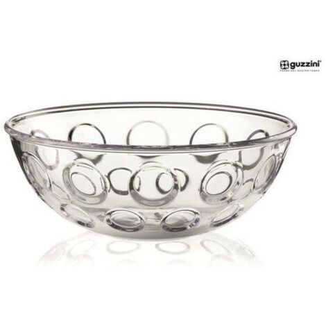 Excelsa Arabesque Salatschüssel Aus Glas – Transparent, 23 X 23 X 10 Cm, Spülmaschinenfest & Mikrowellengeeignet