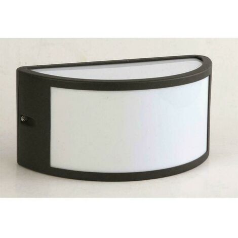 Enio moderne Außenwandleuchte 60W schwarz 600x300x240