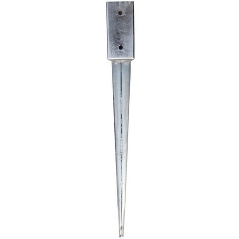 Endstück zur Befestigung der Spitze aus Metall, 71 x 71 mm, Stütze und Pfostenstütze