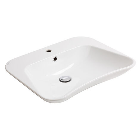 Evolution ergonomisches Einlochwaschbecken 62 cm (1/5)