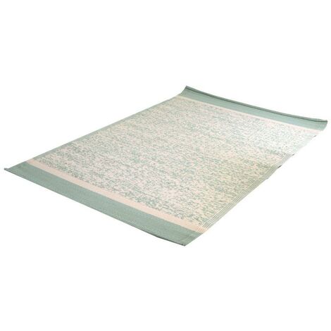 Grüner Fischgräten-Polyesterteppich cm60x180x0,6 (1/5)