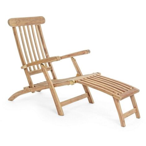 Relaxsessel aus Holz (FSC) mit Armlehnen