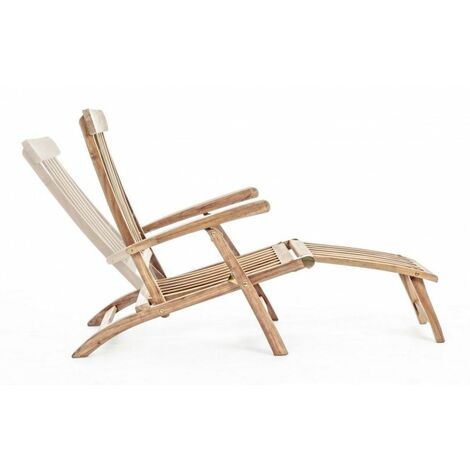 Relaxsessel aus Holz (FSC) mit Armlehnen