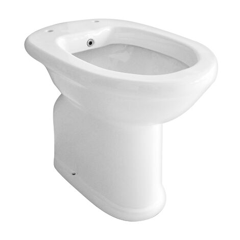 Senioren-WC/Bidet mit Auslauf und Wandablauf