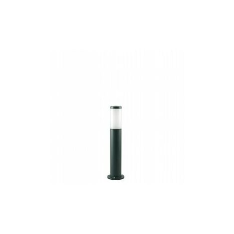 Schwarzer Aluminiumgusspfosten mit opalem Diffusor - Höhe 180mm, Durchmesser 60mm, IP43 (1/5)