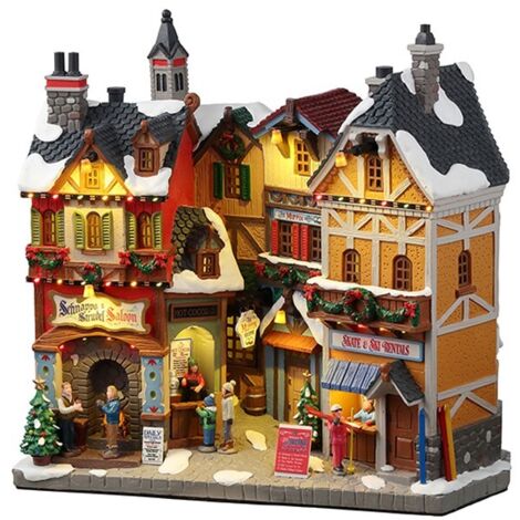 Lemax alpine Wintershops 600x300x240