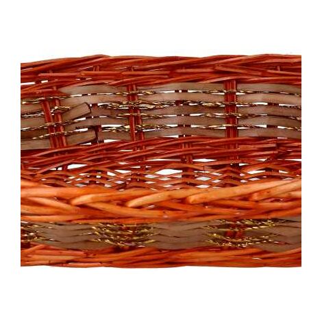 Serviettenhalter Aus Rattan - Rechteckiger Korb 24x13x7 Cm, Für Tisch Oder Badezimmer